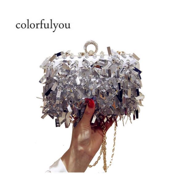 silver evening clutch purse luxury handbags women bags sequin tassel designer handbag fashion girl party purse bag with chain 230401
silver evening clutch purse luxury handbags women bags sequin tassel designer handbag fashion girl party purse bag with chain 230401