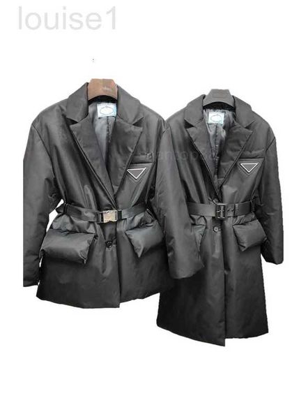 women's down & parkas populardesigner prad winter dn suit wind lapel big pocket down jacket budget belt et thick warmth sml cry6, Black
women's down & parkas populardesigner prad winter dn suit wind lapel big pocket down jacket budget belt et thick warmth sml cry6, Black