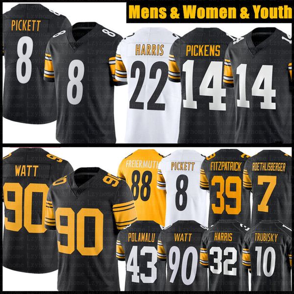 90 tj watt 8 kenny pickett football jerseys george pickens 32 franco najee harris mitchell trubisky pat freiermuth troy polamalu minkah fitz
90 tj watt 8 kenny pickett football jerseys george pickens 32 franco najee harris mitchell trubisky pat freiermuth troy polamalu minkah fitz