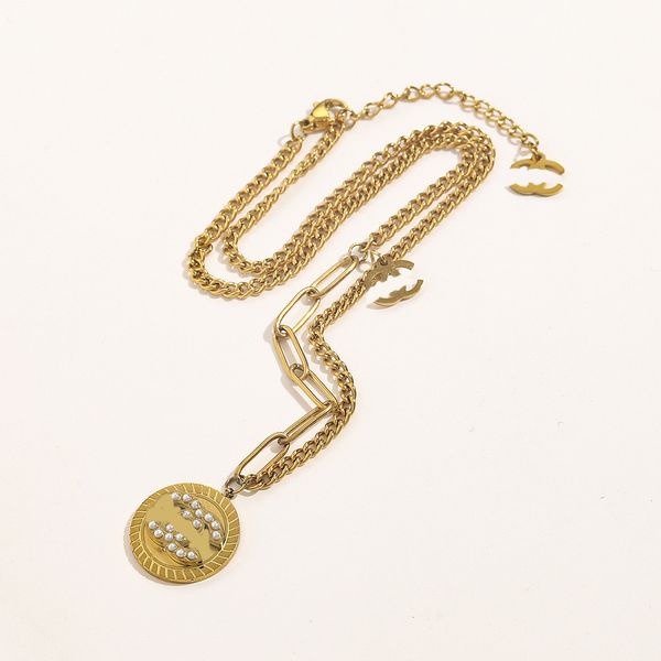 fashion classic style designer letter necklaces brand letter pearl round plate pendant chains necklaces jewelry accessory wedding gifts, Silver
fashion classic style designer letter necklaces brand letter pearl round plate pendant chains necklaces jewelry accessory wedding gifts, Silver