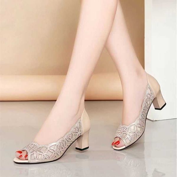 sandals women leather fish mouth shoes high heels female thick with sandals with hollow soft bottom summer of fashion sandals 230322, Black
sandals women leather fish mouth shoes high heels female thick with sandals with hollow soft bottom summer of fashion sandals 230322, Black