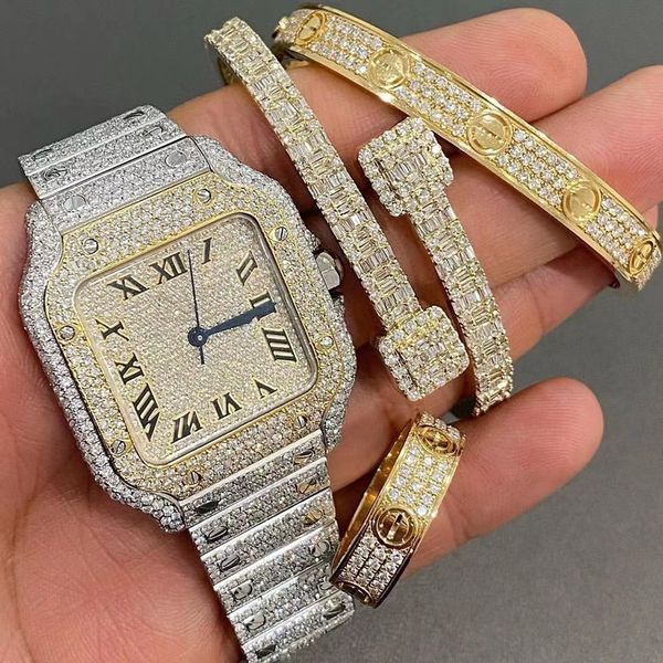 luxury watches mens watch designer watches movement watches men moissanite watch iced out watch diamond watch montre automatic mechanical wa, Slivery;brown
luxury watches mens watch designer watches movement watches men moissanite watch iced out watch diamond watch montre automatic mechanical wa, Slivery;brown