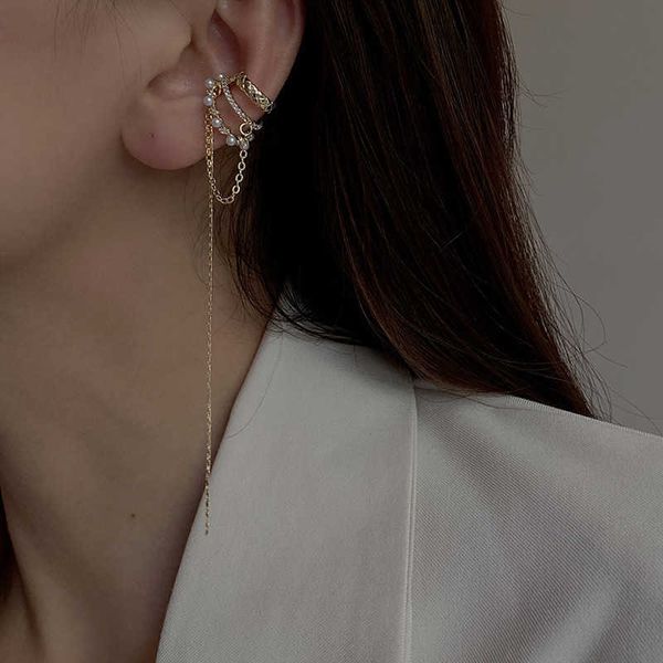 luxury crystal french imitation pearl long tassel earrings without pierced ear cuff for women girl fashion ear clip jewelry 2023, Golden
luxury crystal french imitation pearl long tassel earrings without pierced ear cuff for women girl fashion ear clip jewelry 2023, Golden