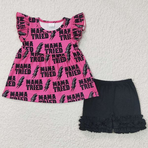 wholesale boutique baby girl clothes set mama tried summer western shorts outfit fashion kids children clothes girls outfits, White
wholesale boutique baby girl clothes set mama tried summer western shorts outfit fashion kids children clothes girls outfits, White