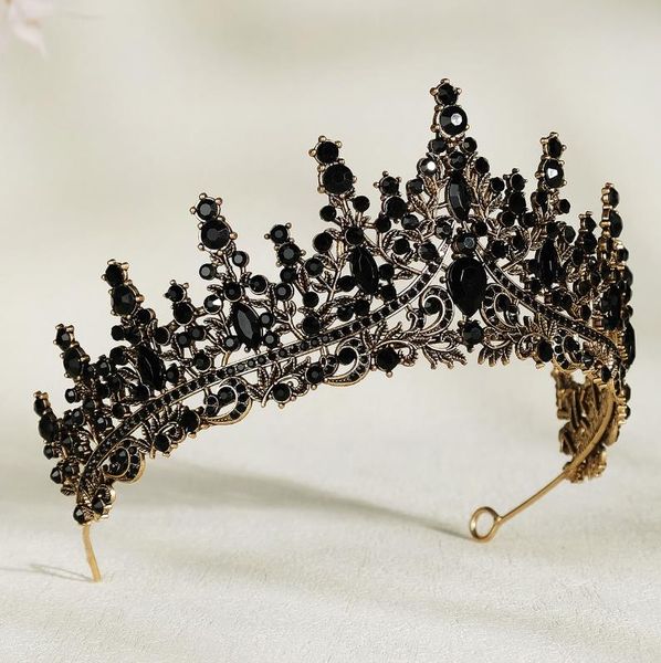 black crystal bridal crown light luxury wedding dress headdress 2023 new exquisite all-match crown, White;golden
black crystal bridal crown light luxury wedding dress headdress 2023 new exquisite all-match crown, White;golden