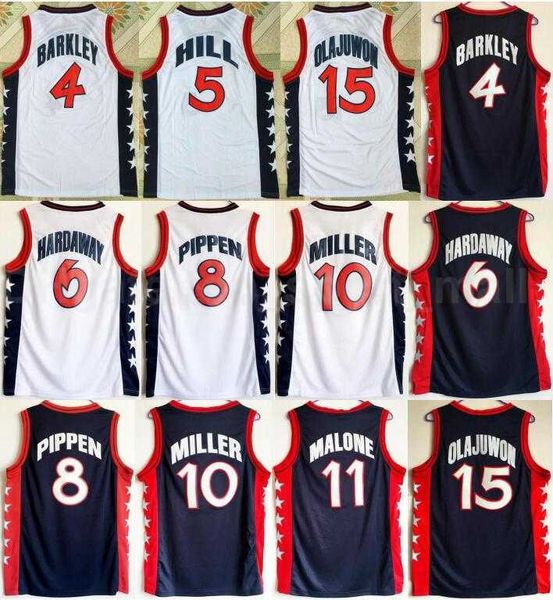 1996 us dream team basketball hakeem olajuwon jerseys penny hardaway charles barkley reggie miller scottie pippen grant hill karl malone, Black
1996 us dream team basketball hakeem olajuwon jerseys penny hardaway charles barkley reggie miller scottie pippen grant hill karl malone, Black