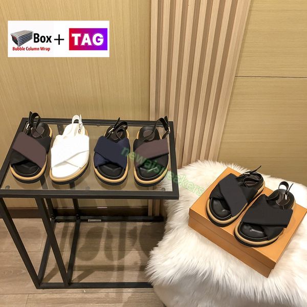 with box womens slippers flat comfort nylon sandals outdoor designer scuffs fashion women casual shoes size 35-40, Black
with box womens slippers flat comfort nylon sandals outdoor designer scuffs fashion women casual shoes size 35-40, Black