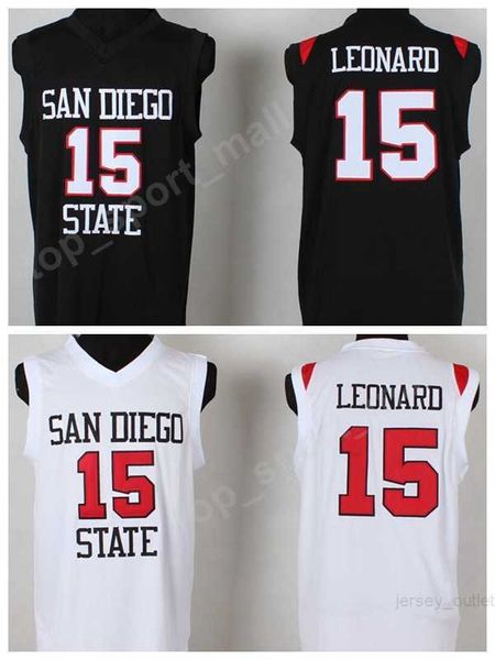 men college 15 kawhi leonard san diego state jerseys black team color white basketball leonard jersey university breathable quality, Black;red
men college 15 kawhi leonard san diego state jerseys black team color white basketball leonard jersey university breathable quality, Black;red