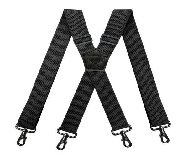 mens heavy duty work suspenders 38cm wide xshape with 4 swivel snap hooks adjustable elastic biker snowboard trouser braces2020270, Black;white
mens heavy duty work suspenders 38cm wide xshape with 4 swivel snap hooks adjustable elastic biker snowboard trouser braces2020270, Black;white