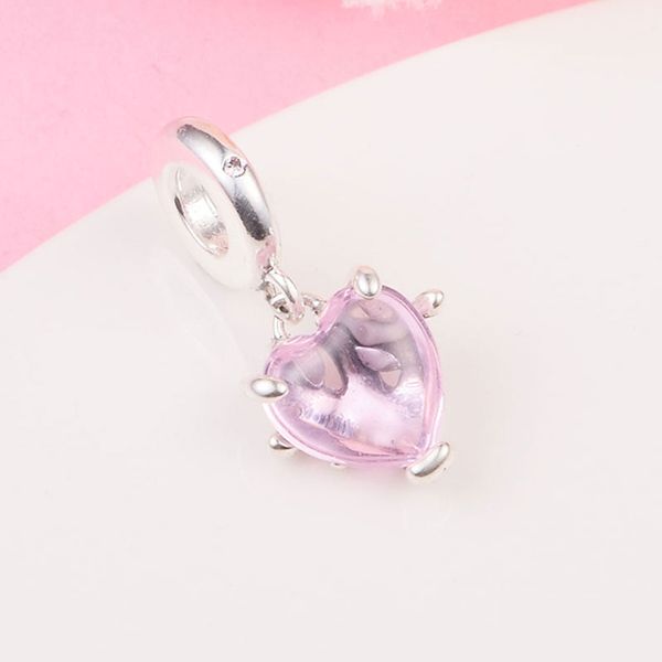 925 sterling silver pink family tree & heart dangle bead fits european jewelry pandora style charm bracelets, Black
925 sterling silver pink family tree & heart dangle bead fits european jewelry pandora style charm bracelets, Black