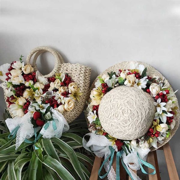 casual rattan basket women handbags wicker woven totes large capacity straw bags summer handmade flowers beach bag with hat 230401
casual rattan basket women handbags wicker woven totes large capacity straw bags summer handmade flowers beach bag with hat 230401