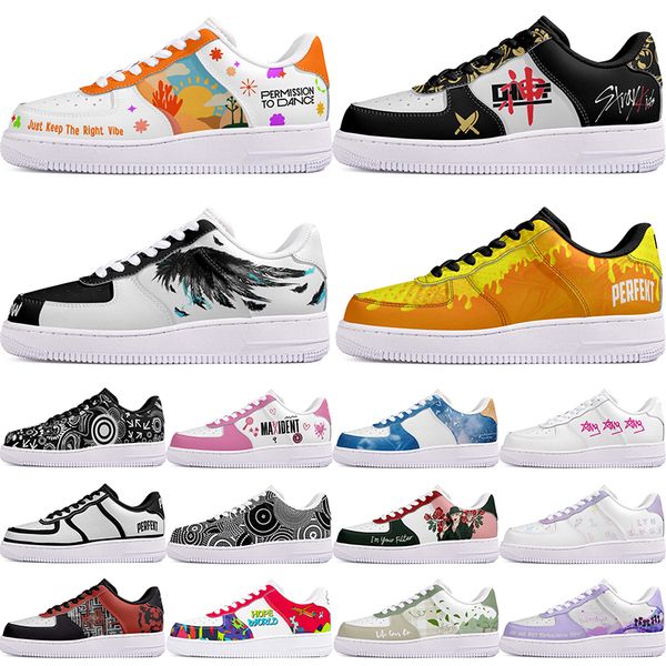 DIY shoes winter Glossy white autumn mens Leisure shoes one for men women platform casual sneakers Classic cartoon graffiti trainers comfortable sports 100963
DIY shoes winter Glossy white autumn mens Leisure shoes one for men women platform casual sneakers Classic cartoon graffiti trainers comfortable sports 100963