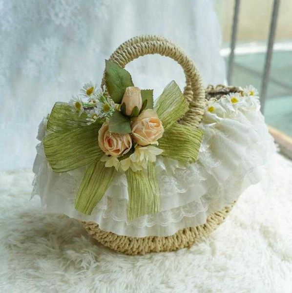 rattan handbag women lace straw bag handmade flower bags for women weaving shoulder bag lolita purse and handbags with hat 230401
rattan handbag women lace straw bag handmade flower bags for women weaving shoulder bag lolita purse and handbags with hat 230401