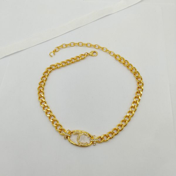 luxury quality charm pendant necklace bracelet with diamond and oval shape have box stamp in 18k gold plated ps7766a, Golden
luxury quality charm pendant necklace bracelet with diamond and oval shape have box stamp in 18k gold plated ps7766a, Golden