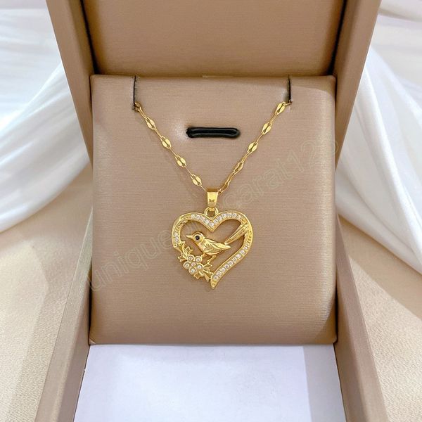 fashion copper micro-inlaid love bird pendant necklace for women cute bird nest animal jewelry birthday gift for girls for famil, Silver
fashion copper micro-inlaid love bird pendant necklace for women cute bird nest animal jewelry birthday gift for girls for famil, Silver