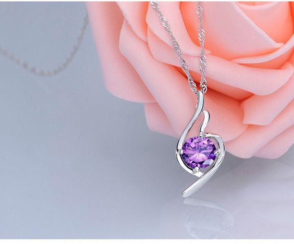 lucky angel style pendant necklace inlaid rhinestone austria crystal twinkle adjeustable length valentine's day american style ornament, Silver
lucky angel style pendant necklace inlaid rhinestone austria crystal twinkle adjeustable length valentine's day american style ornament, Silver