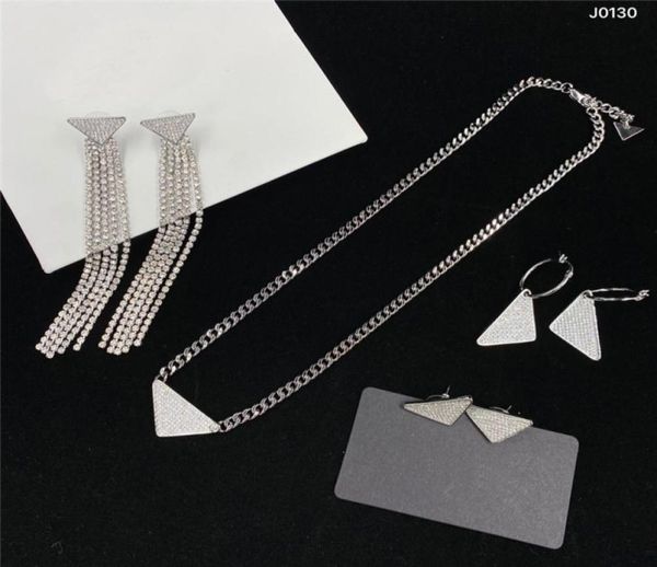 full diamond designer necklace triangle label pendant tassel earrings women rhinestone studs jewelry5648648, Black
full diamond designer necklace triangle label pendant tassel earrings women rhinestone studs jewelry5648648, Black