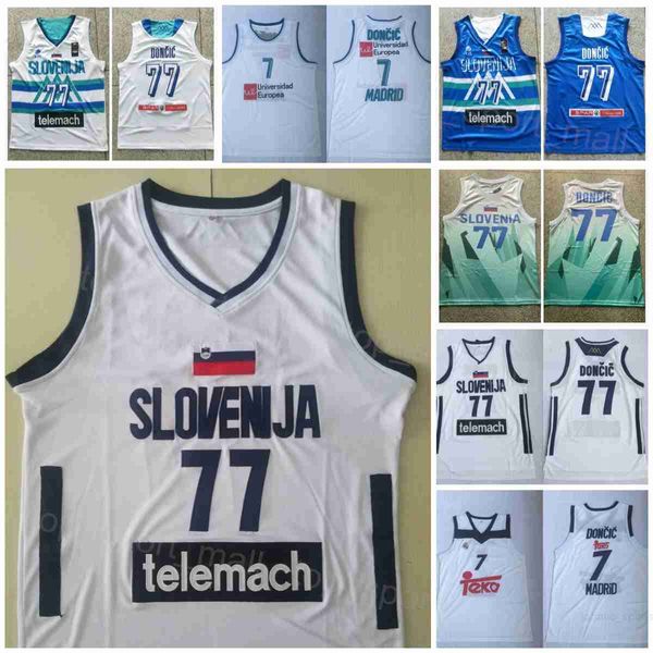 slovenia jerseys 7 luka doncic 77 basketball college euroleague europe national team embroidery and sewing university team blue white breath, Black
slovenia jerseys 7 luka doncic 77 basketball college euroleague europe national team embroidery and sewing university team blue white breath, Black