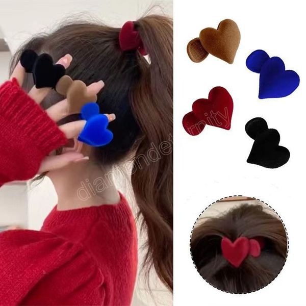 women girls red black velvet heart small hair claws sweet mini hair clips hairpins lovely hair accessories horsetail buckle, Slivery;golden
women girls red black velvet heart small hair claws sweet mini hair clips hairpins lovely hair accessories horsetail buckle, Slivery;golden