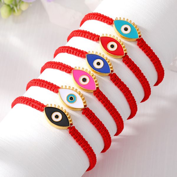 colored turkey evil eye eyelash bracelet women handmade red rope chain lucky eyes beads bracelets girl party jewelry gift couple, Golden;silver
colored turkey evil eye eyelash bracelet women handmade red rope chain lucky eyes beads bracelets girl party jewelry gift couple, Golden;silver