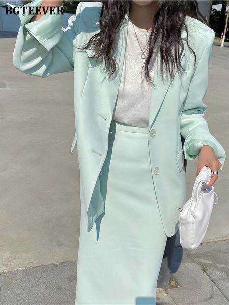 two piece dress bgteever spring autumn ladies skirt suits long sleeve suit jackets straight skirts twopieces blazer set women 230331, White
two piece dress bgteever spring autumn ladies skirt suits long sleeve suit jackets straight skirts twopieces blazer set women 230331, White
