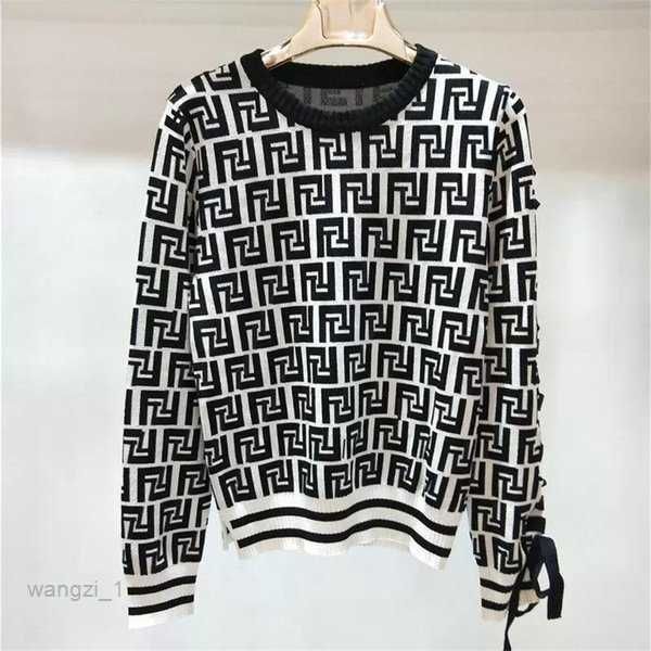 women's sweaters designer sweater autumn round neck striped fashion long sleeve pullove women high end jacquard cardigan knitting coats, White;black
women's sweaters designer sweater autumn round neck striped fashion long sleeve pullove women high end jacquard cardigan knitting coats, White;black
