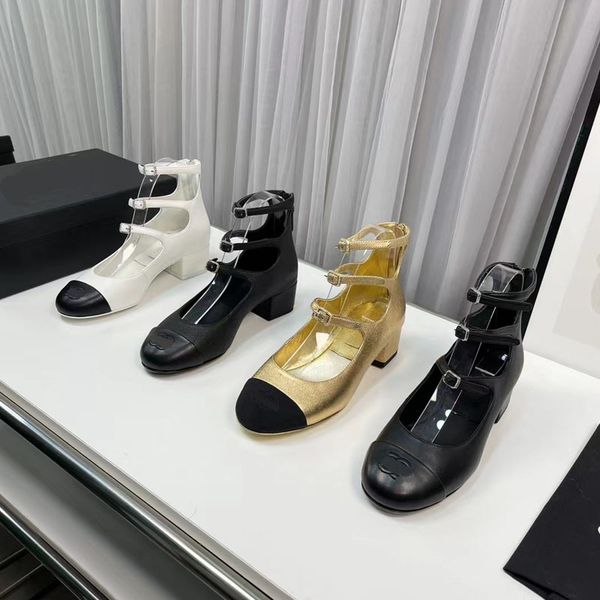 2023 designer luxury round toe heel sandals classic womens genuine leather black/white/golden metal buckle anklet decoration sandal ladys sq
2023 designer luxury round toe heel sandals classic womens genuine leather black/white/golden metal buckle anklet decoration sandal ladys sq