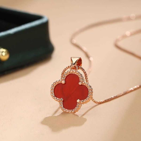 van clover necklace designer four leaf chain lucky clover women's double sided ins simple light and luxury high level collar chain new, Silver
van clover necklace designer four leaf chain lucky clover women's double sided ins simple light and luxury high level collar chain new, Silver