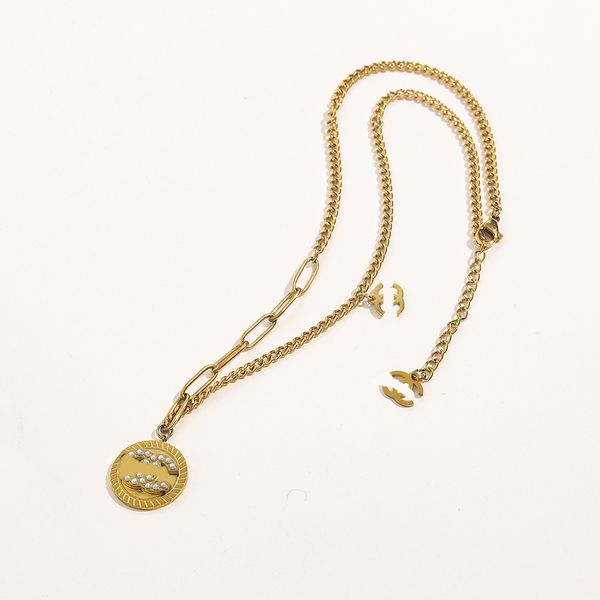 fashion classic style designer letter necklaces brand letter pearl round plate pendant chains necklaces jewelry accessory wedding gifts, Silver
fashion classic style designer letter necklaces brand letter pearl round plate pendant chains necklaces jewelry accessory wedding gifts, Silver