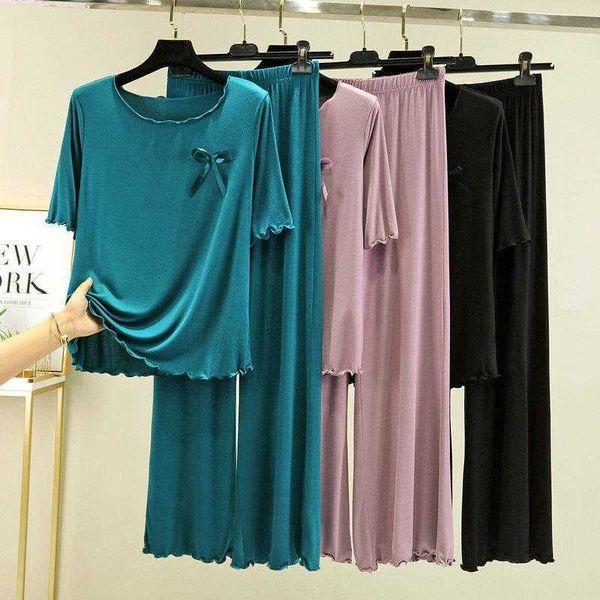 summer flying edge flare sleeve t shirt skinny wide leg pants outer wear bottoming
summer flying edge flare sleeve t shirt skinny wide leg pants outer wear bottoming