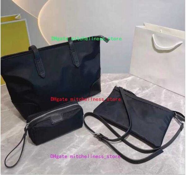 3-piece women black shoulder bags designer medium nylon composite crossbody shopping bag lady small clutch purses totes triangle zpper top
3-piece women black shoulder bags designer medium nylon composite crossbody shopping bag lady small clutch purses totes triangle zpper top