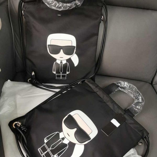 karl designer bag men women backpack fashion nylon handbag large capacity travel tote bags black shoulder purse schoolbag 38cm
karl designer bag men women backpack fashion nylon handbag large capacity travel tote bags black shoulder purse schoolbag 38cm