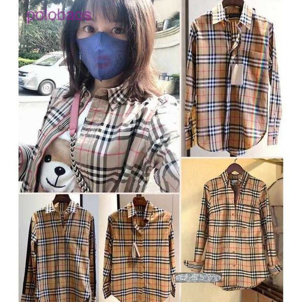 brand burbersys clothes british burturly women's underlay long sleeve shirt classic rainbow plaid ribbon slim fit cotton pqjq, White;black
brand burbersys clothes british burturly women's underlay long sleeve shirt classic rainbow plaid ribbon slim fit cotton pqjq, White;black
