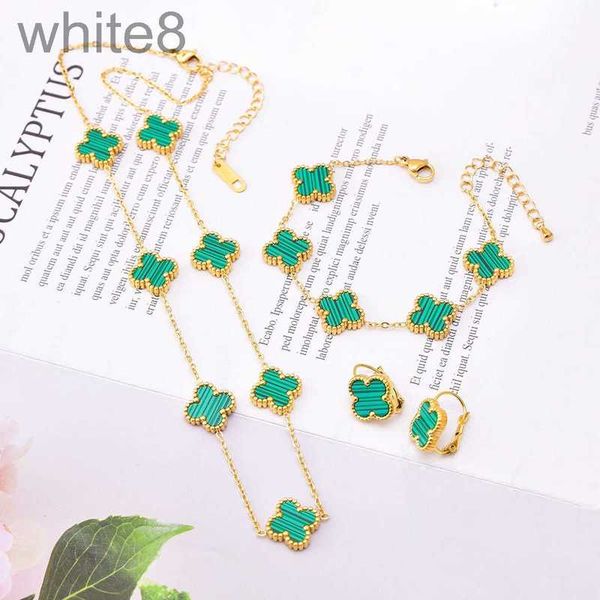 strands, strings designer selling new four leaf grass set green striped shell necklace 5 flower lucky bracelet q8zg, Black
strands, strings designer selling new four leaf grass set green striped shell necklace 5 flower lucky bracelet q8zg, Black