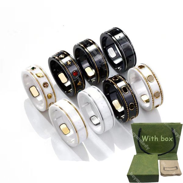 luxury designers ceramic rings fashion men women planet diamond letter pattern lovers jewelry ring size 6-11, Silver
luxury designers ceramic rings fashion men women planet diamond letter pattern lovers jewelry ring size 6-11, Silver