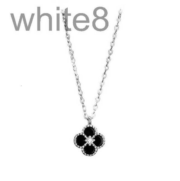 strands, strings designer new s925 sterling silver agate fourleaf grass necklace female korean chic light luxury clavicle chain lucky pendan, Black
strands, strings designer new s925 sterling silver agate fourleaf grass necklace female korean chic light luxury clavicle chain lucky pendan, Black