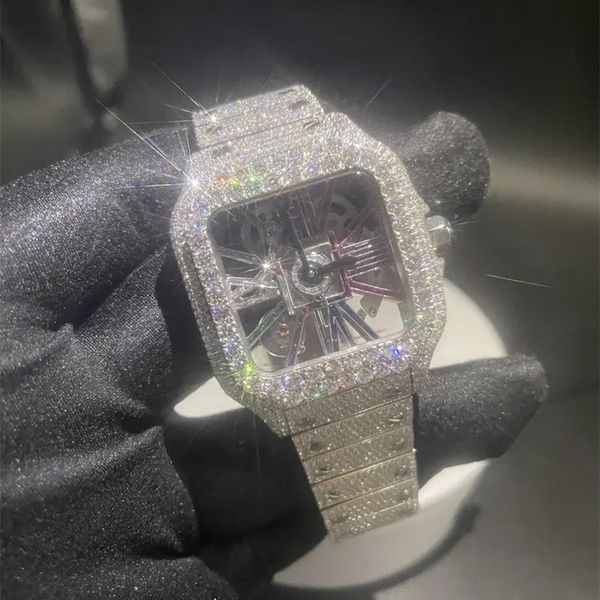 luxury mens watch for men movement watches designer watches moissanite vvs diamond man watch montre luxe iced out automatic watch women orol, Slivery;brown
luxury mens watch for men movement watches designer watches moissanite vvs diamond man watch montre luxe iced out automatic watch women orol, Slivery;brown