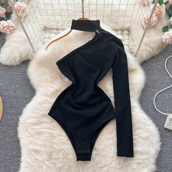 nxy halter off should jumpsuits long sleeve hollow out elastic waist female slim solid autumn short rompers 230328, Black;white
nxy halter off should jumpsuits long sleeve hollow out elastic waist female slim solid autumn short rompers 230328, Black;white