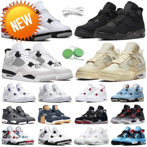 2023 j4 4 4s men women basketball shoes sneaker sail military black cat white oreo red cement thunder unc blue lightning infrared
2023 j4 4 4s men women basketball shoes sneaker sail military black cat white oreo red cement thunder unc blue lightning infrared