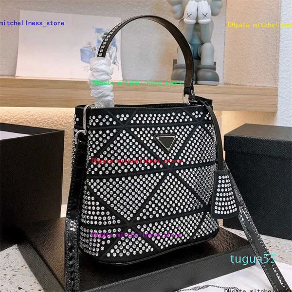cross body diamond bucket bag fashion shoulder bag women crossbody purse
