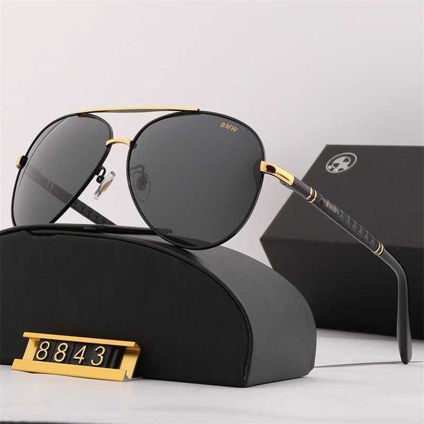 designer sunglasses 2023 new men's polarizing sunglasses with blue film inside fashionable big frame toad sunglasses travel glasses 884, White;black
designer sunglasses 2023 new men's polarizing sunglasses with blue film inside fashionable big frame toad sunglasses travel glasses 884, White;black