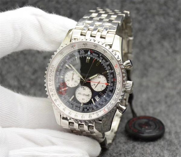 wristwatches for men 2023 new mens watches diameter all dial work quartz watch navitimer 1884 luxury brand chronograph clock steel belt men, Slivery;brown
wristwatches for men 2023 new mens watches diameter all dial work quartz watch navitimer 1884 luxury brand chronograph clock steel belt men, Slivery;brown