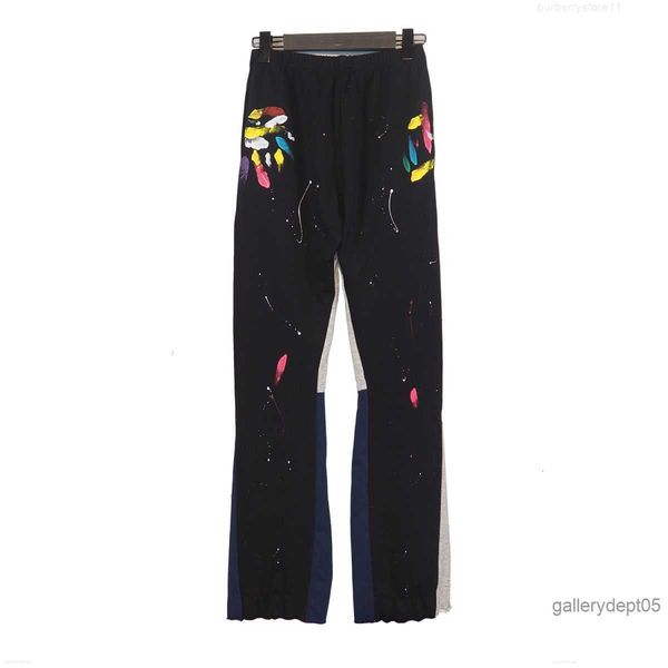 men's pants galleries dept designer sweatpants sports 7216b painted flare sweat pant correct version hand-painted speckled stitching dr, Black
men's pants galleries dept designer sweatpants sports 7216b painted flare sweat pant correct version hand-painted speckled stitching dr, Black