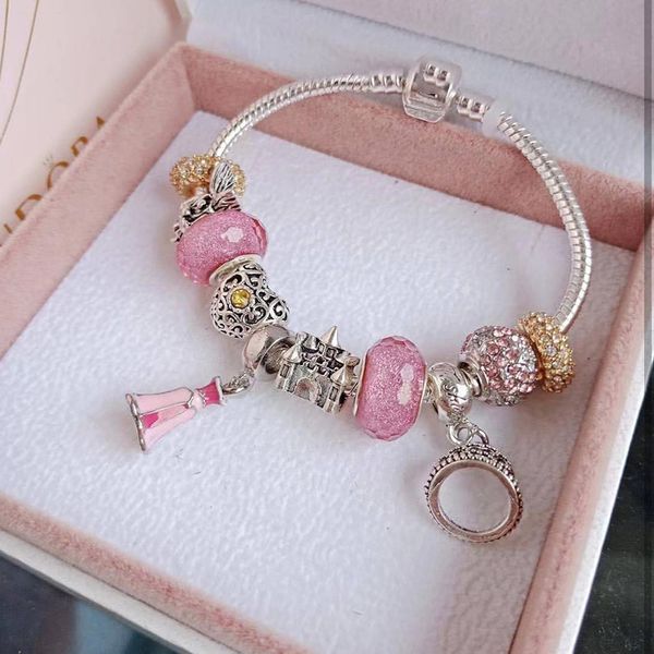 designer bracelet fashion chain jewelry fashion women rose gold pink glaze crown snowflake pendant snake bone accessories i614, Black
designer bracelet fashion chain jewelry fashion women rose gold pink glaze crown snowflake pendant snake bone accessories i614, Black