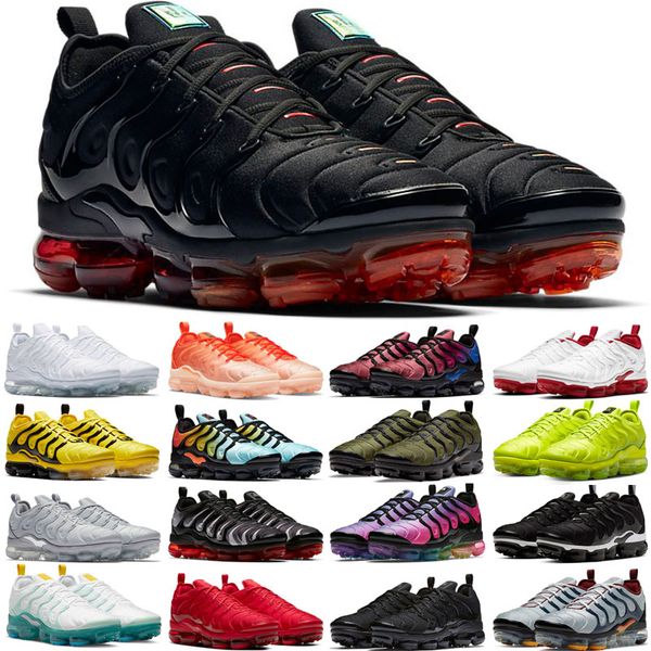 with box tn plus running shoes for men women triple black white pink rise regency purple lemon lime volt mens trainers sports sneakers 36-47
with box tn plus running shoes for men women triple black white pink rise regency purple lemon lime volt mens trainers sports sneakers 36-47