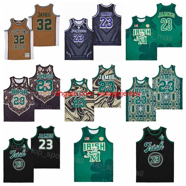 st vincent mary fighting irish jersey high school lebron james 23 marble basketball crown black brown green team color all stitching sport b
st vincent mary fighting irish jersey high school lebron james 23 marble basketball crown black brown green team color all stitching sport b
