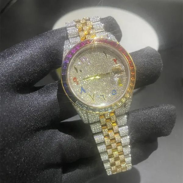 luxury mens watch for men movement watches designer watches moissanite vvs diamond man watch montre luxe iced out automatic watch women orol, Slivery;brown
luxury mens watch for men movement watches designer watches moissanite vvs diamond man watch montre luxe iced out automatic watch women orol, Slivery;brown