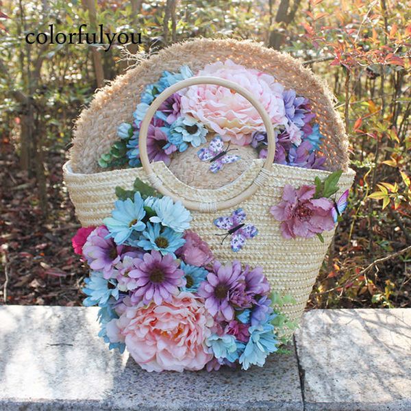 artificial flower butterfly straw bag for women woven rattan handbag with zipper beach tote bag large capacity 2021 new summer 230401
artificial flower butterfly straw bag for women woven rattan handbag with zipper beach tote bag large capacity 2021 new summer 230401