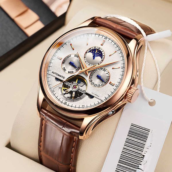 mens watches automatic mechanical tourbillon sport clock leather casual business retro wristwatch relojes hombre, Slivery;black
mens watches automatic mechanical tourbillon sport clock leather casual business retro wristwatch relojes hombre, Slivery;black