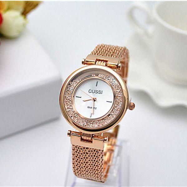 cussi brand luxury gold wrist watches diamond rhinestone bracelet watch women watches fashion women's watches clock relojes, Slivery;golden
cussi brand luxury gold wrist watches diamond rhinestone bracelet watch women watches fashion women's watches clock relojes, Slivery;golden